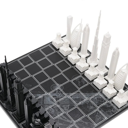 Dubai Skyline Chess Set