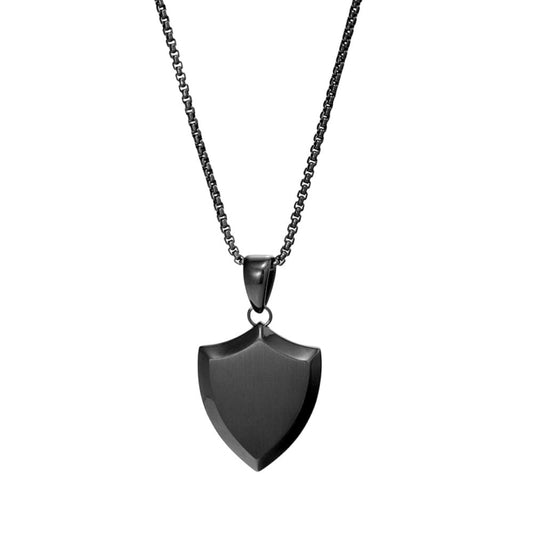 Black Shield Necklace