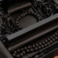 Black Volcanic Stone Tasbih & Warrior Bracelet